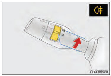 Bedienen van verlichting en ruitenwissers