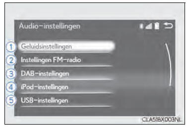 Gebruik van het audiosysteem