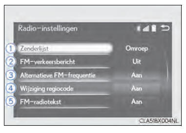 Gebruik van het audiosysteem