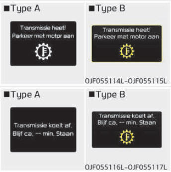 Bediening Dual clutch transmissie