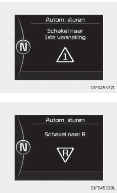 Schakelen tijdens bediening stuurwiel