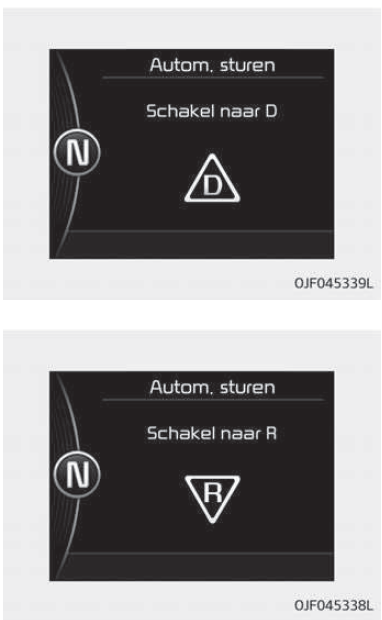 Schakelen tijdens bediening stuurwiel