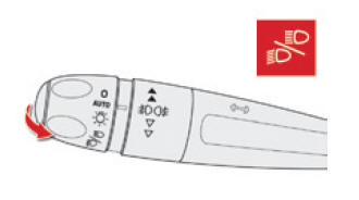 Ring voor de selectie van de stand van de hoofdverlichting