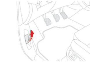 Openen van de motorkap