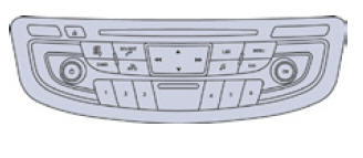 Autoradio zonder Touchscreen