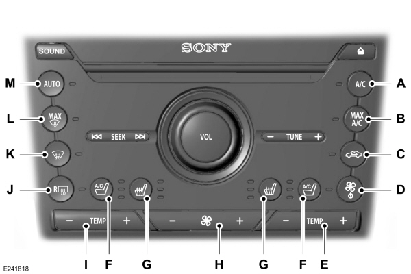 Automatische klimaatregeling - Auto's met: Sony audiosysteem 